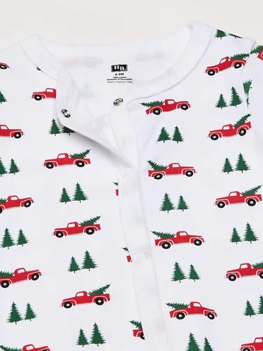 Miniatura 2 de Hudson Baby Pijama de algodón para dormir y jugar para bebé niña