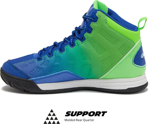 Miniatura 3 de AND1 Showout - Tenis de baloncesto para niños, tenis de caña media para niños, niños pequeños de 1 a 7 años