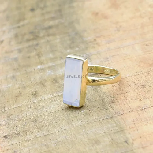 Miniatura 57 de Anillo de plata de ley maciza superpuesta de oro amarillo de 18 quilates para mujer, anillo de compromiso de plata esterlina, juego de bisel