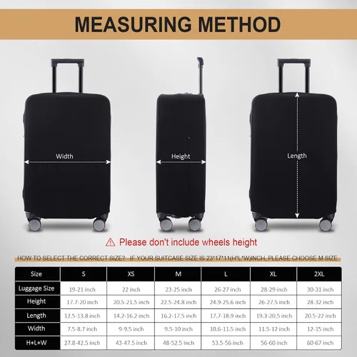Miniatura 5 de RainVillage Funda para equipaje de viaje, protector de maleta, Negro