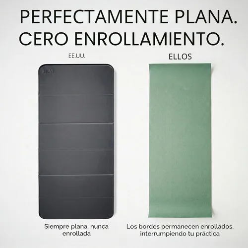 Miniatura 7 de Stakt La esterilla plegable original de yoga, tapete premium de fitness y multiusos con superficie antideslizante, portátil y ligera