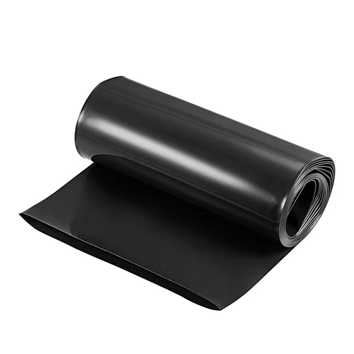 MECCANIXITY Envoltura de Batería de PVC Termorretráctil de 127 mm de Diámetro 200 mm Plana 10 Pies (3 metros) Negra con Buena Aislación para Paquete