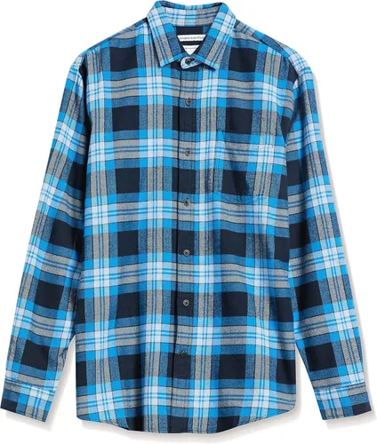 Miniatura 6 de Tienda Essentials Camisa de franela de manga larga para hombre (disponible en tallas grandes y altas)