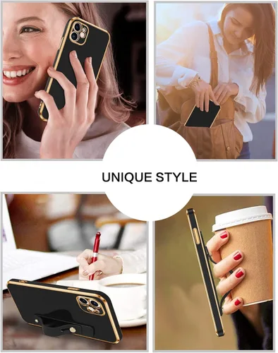 Miniatura 7 de VENINGO Funda para iPhone 11, fundas para iPhone 11, TPU suave de ajuste delgado, con pulsera ajustable, resistente a los arañazos, a prueba