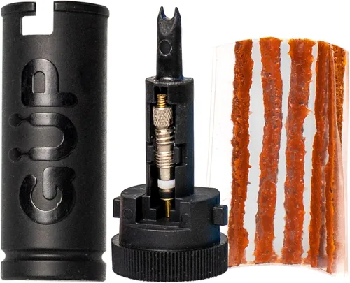 GÜP-GUP-OPS - Sistema de pinchazos de gran tamaño, kit de reparación de tapones de neumáticos de bicicleta sin cámara MTB Road Gravel - Fija una