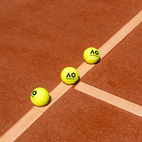 Miniatura 8 de Dunlop - Pelota de tenis abierta australiana, para arena, cancha dura y césped