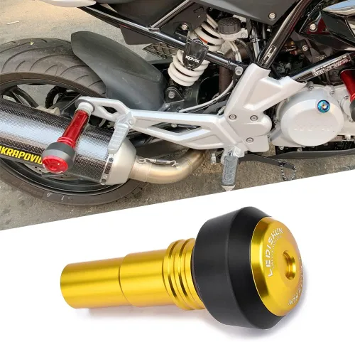 Miniatura 14 de Accessoires - Protector contra caídas de escape deslizante compatible con Suzuki GSXS750, GIXXER 250SF, GIXXER 150SF, GSX-R150, GSX-R125, GSX-S150