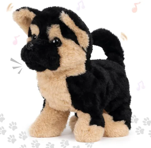 Miniatura 36 de Hopearl - Juguete de peluche electrónico interactivo de unicornio con sonidos y movimientos, camina y tiene un cuerno luminoso; regalo para niños