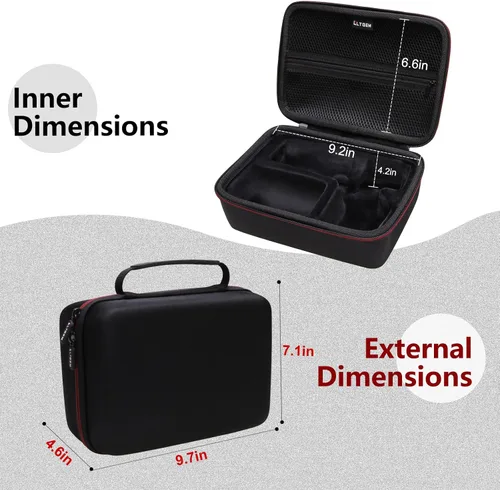 Miniatura 3 de LTGEM - Funda compatible con micrófono Shure SM7B / MV7+ / MV7X / MX7I / MV7 (solo funda)