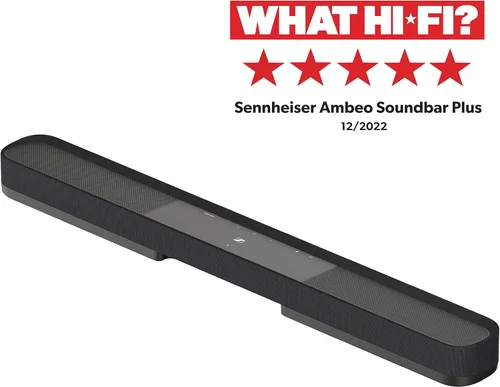 Miniatura 2 de Sennheiser AMBEO Soundbar Plus para TV y música con sonido envolvente 3D inmersivo, configuración de altavoces virtuales 7.1.4, subwoofers dobles