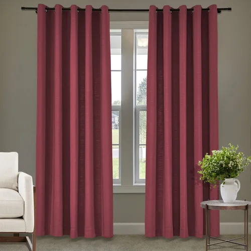 Miniatura 24 de Frelement Cortinas de lino de lino de bronce con ojales para interiores, tratamiento de ventanas para sala de estar, dormitorio, habitación