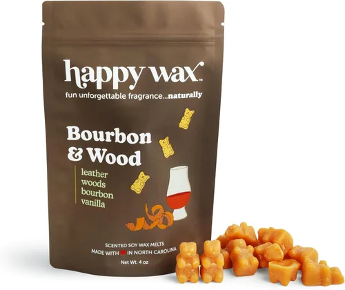 Miniatura 10 de Happy Wax Gingerbread - Cera perfumada de oso para derretir – Natural fuerte perfumada con aceites esenciales – No tóxica y segura para mascotas