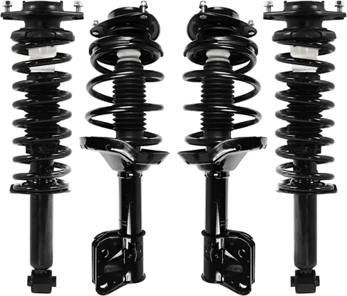 Miniatura 47 de Detroit Axle - 4 piezas de soportes para Toyota 2004 2005 2006 2007 2008 2009 Prius, soportes delanteros y traseros con resortes helicoidales