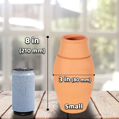 Miniatura 8 de Olla de arcilla hecha a mano para Testi Kebab, olla de barro sin glasear para cocinar, ollas de cocina de arcilla, auténtico kebab tandoori