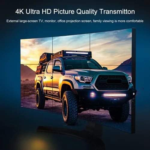 Miniatura 7 de Controlador de pared de video 3x3, procesador de pared JCHICI TV, pantalla HD 4K x 2K, rotación de 180 grados, 10 modos de empalme, entrada 4K
