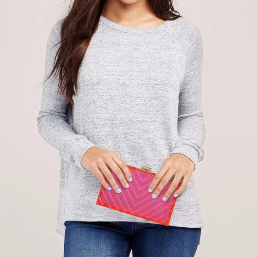 Miniatura 7 de WJCD Bolso de noche transparente para mujer, bolso de mano transparente acrílico transparente