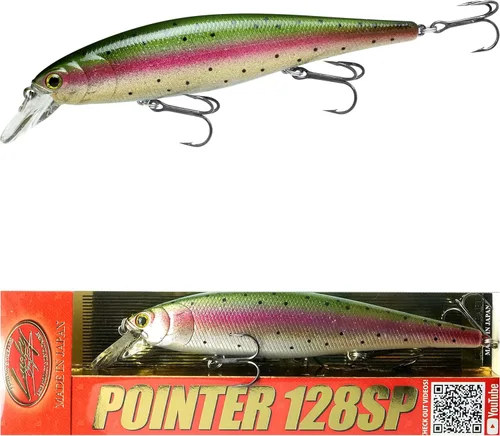 Miniatura 28 de LUCKY CRAFT Pointer 128SP, Señuelo de Pesca de Lubina de Lago de Agua Dulce, Jerkbait, Suspendido, Aparejos de Pesca, Accesorios de Pesca, Equipo