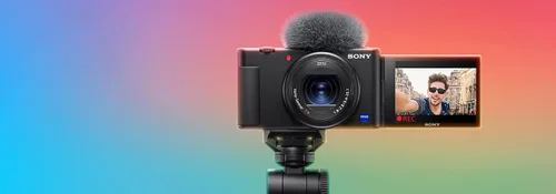 Miniatura 7 de Sony ZV-1F - Cámara de vlog para creadores de contenido y vloggers (blanco) paquete con kit de accesorios, estuche (negro), paquete de batería