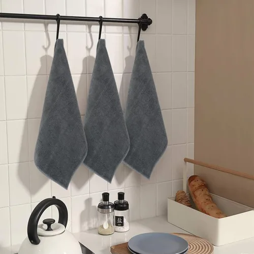 Miniatura 5 de SINLAND Paño de limpieza de microfibra súper absorbente, paños de cocina de secado rápido, sin rayas, paños de vidrio, 12 x 12 pulgadas, paquete