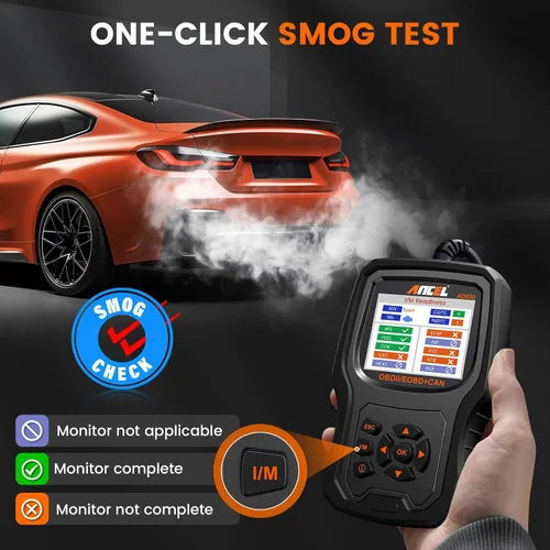 Miniatura 12 de ANCEL AD530 - Escáner OBD2 para automóvil, lector de código de diagnóstico con definición de código mejorada y gráficos de estado de la batería