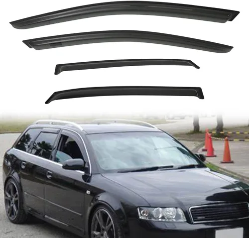 Miniatura 60 de Protectores de lluvia compatibles con modelos Trailblazer/GMC Envoy 2002-2009 para 5 pasajeros, visera de ventana lateral, deflector de viento