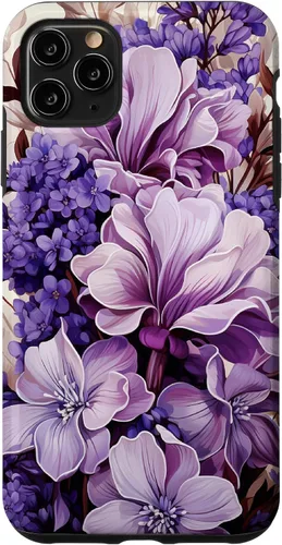 Miniatura 13 de Funda para iPhone 12 mini Lavender Floral Purple Flower