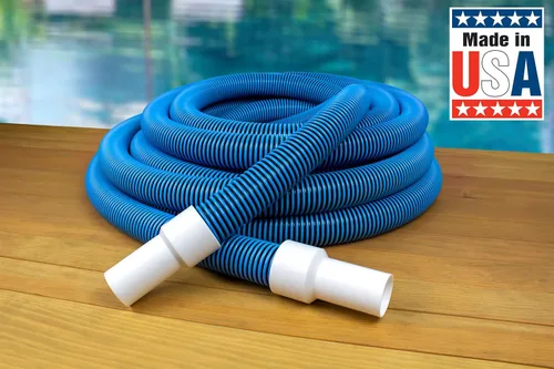 Miniatura 5 de Poolmaster Deluxe Manguera de aspiradora para piscina resistente a aplastamiento, con extremo giratorio, 1 1/2 pulgadas x 45 pies