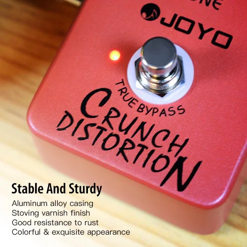 Miniatura 7 de JOYO Pedal de distorsión Crunch distorsión del efecto de distorsión de rock clásico británico para guitarra eléctrica - True Bypass (JF-03)