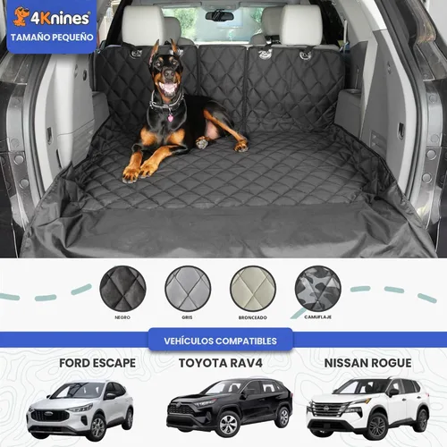 Miniatura 2 de 4Knines Forro de Carga Dividido para SUV – Para Perros y Mascotas, Resistente, Alfombrilla Impermeable para Maletero y Cubierta de Carga – Se Adapta