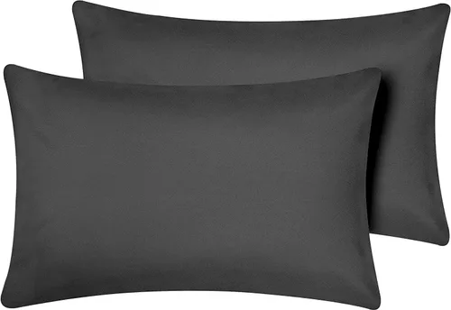 Miniatura 14 de Funda de Almohada de Viaje 12x18 Paquete de 2 Piezas 100% Algodón Egipcio Cierre de Sobre 500 Número de Hilos Funda de Almohada para Niños Pequeños