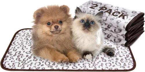 Miniatura 16 de Qeils Almohadillas reutilizables para cachorros, paquete de 2 almohadillas lavables para orina para perros, almohadillas antideslizantes