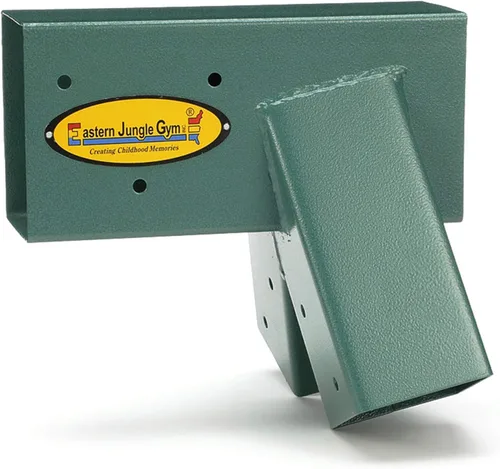 Miniatura 6 de Eastern Jungle Gym Fácil 1-2-3 Soportes A-Frame 2 para juego de swing con todos los hardware de montaje, verde