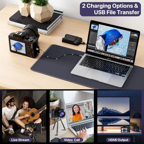 Miniatura 7 de Cámaras digitales 8K para fotografía con WiFi, cámara de enfoque automático de 88 MP para vlogging para YouTube con doble lente, cámara digital