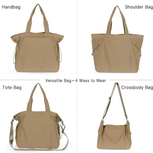 Miniatura 3 de ASLABCREW Bolsa de mano para mujer, 18L con cincha lateral con correa ajustablebolsa de mano extra, bolsa de hombro ligera