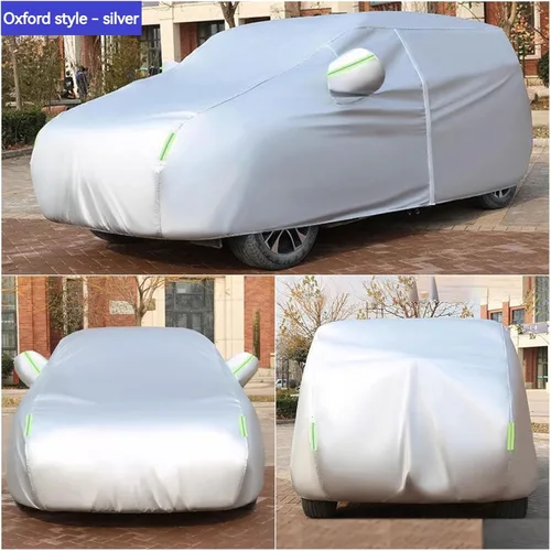 Miniatura 2 de Funda protectora de granizo para Daewoo Leganza Matiz Nexia Nubira Tacuma, funda de automóvil de tela Oxford gruesa con cremallera para puerta