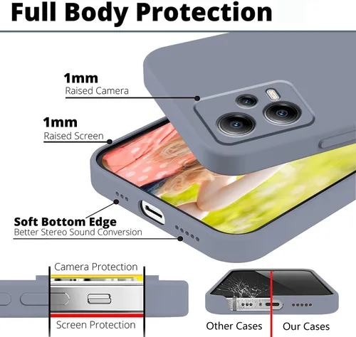 Miniatura 5 de Compatible con Redmi Note 12 Pro Plus Funda de silicona líquida verde oscuro, suave al tacto para Xiaomi Redmi Note 12 Pro Plus Funda de silicona a