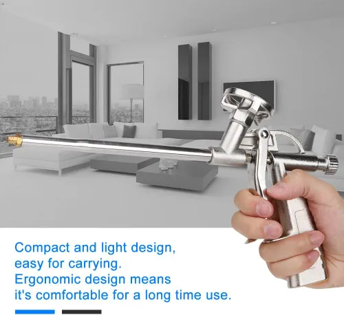 Miniatura 4 de Pistola de espuma de pulverización, pistola de pulverización de espuma de aluminio de 12.4 pulgadas de longitud, 8 MPa 5 L/min Spray calafateo