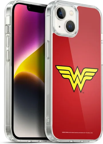 Miniatura 37 de Head Case Designs Funda de gel suave con licencia oficial de Wonder Woman DC Comics Classic Logos compatible con Apple iPhone 7 Plus/iPhone 8 Plus