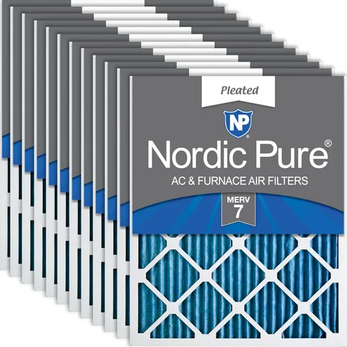 Miniatura 38 de Nordic Pure Filtros de aire para horno MERV 6 de 18 x 25 x 1 pulgadas (tamaño real: 17 1/2 x 24 1/2 x 3/4), color verde poliéster MERV 6, reduce