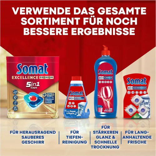 Miniatura 8 de SOMAT Sal especial (2.6 lbs), sal de lavavajillas para un rendimiento más fuerte en el lavado, suavizante de agua para lavavajillas funciona contra