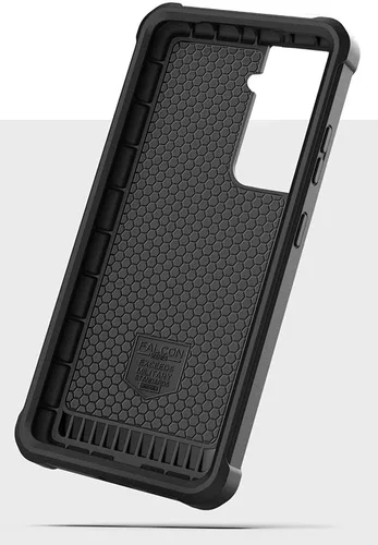 Miniatura 3 de ENCASED Falcon-Series - Funda para Samsung Galaxy S21, funda protectora resistente de cuerpo completo (negro mate)