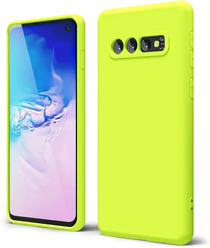Miniatura 251 de oakxco Funda para teléfono Samsung Galaxy S21 Ultra con agarre de silicona líquida, bonita funda delgada y delgada de goma suave de TPU lisa