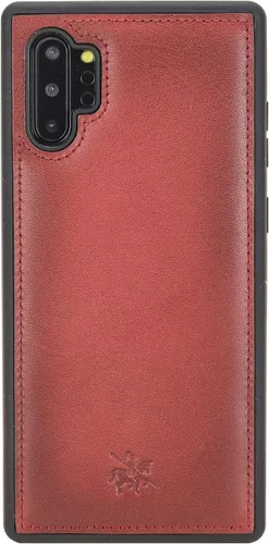 Miniatura 269 de Venito Lucca - Funda de piel compatible con Samsung Galaxy Note 10 (6,3 pulgadas), extra segura, con cubierta trasera acolchada, cocodrilo negro