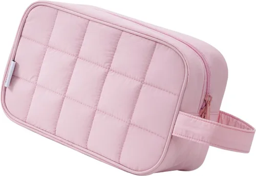 Miniatura 9 de Narwey Neceser de viaje para mujer, kit de viaje Dopp para hombre, bolsa de viaje para artículos de tocador, bolsa de cosméticos, bolsa de A-Negro