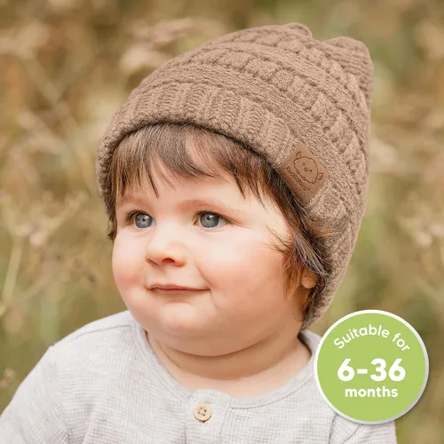 Miniatura 29 de KeaBabies 3-Pack Baby Beanies for Boys, Girls - Stretchy Knit Baby Hats, Cute Newborn