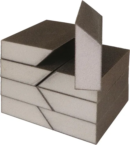 Miniatura 8 de Bloques de lijado en ángulo de grano 180, bloque de arena de esponja fina, lavable y reutilizable, bloque de papel de lija húmedo y seco