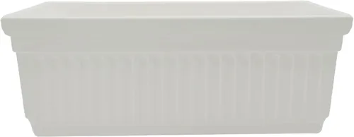 Miniatura 24 de The HC Companies Macetero veneciano de 18 pulgadas con tapón de drenaje, macetas de plástico ligero resistente a los rayos UV para interiores y Negro