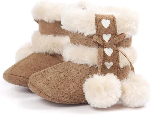 Miniatura 2 de Botas Estamico de invierno, con lazo, de nieve, de felpa, para niña