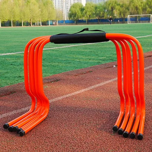 Miniatura 13 de YXXSDP Entrenamiento de velocidad de agilidad obstáculos para atletas, equipo de práctica deportiva portátil multicolor para entrenamiento