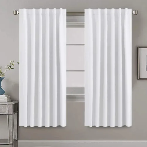 Miniatura 197 de H.VERSAILTEX Cortinas opacas con aislamiento térmico, paneles de tratamiento de ventana, cortinas opacas para oscurecer la habitación, cortinas Gris